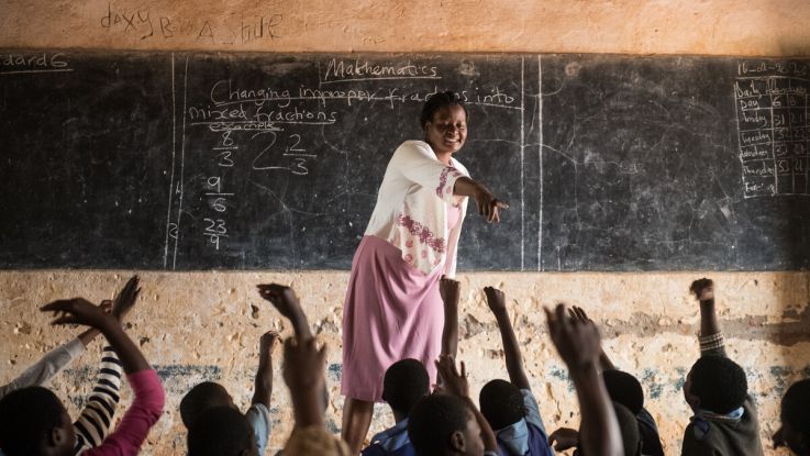 Teleza, a primary school teacher and member of the Young Urban Women in Malawi
